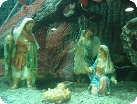 Presepe sott'acqua nell'acquario di Soverato